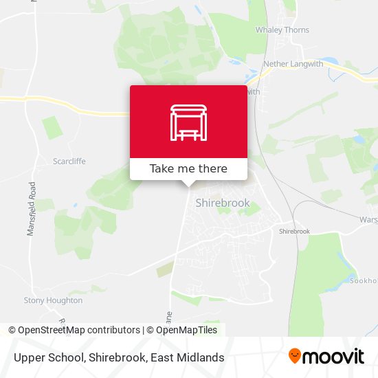 Upper School, Shirebrook map