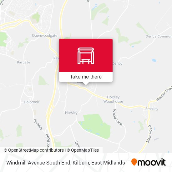 Windmill Avenue South End, Kilburn map