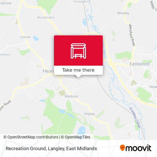 Recreation Ground, Langley map