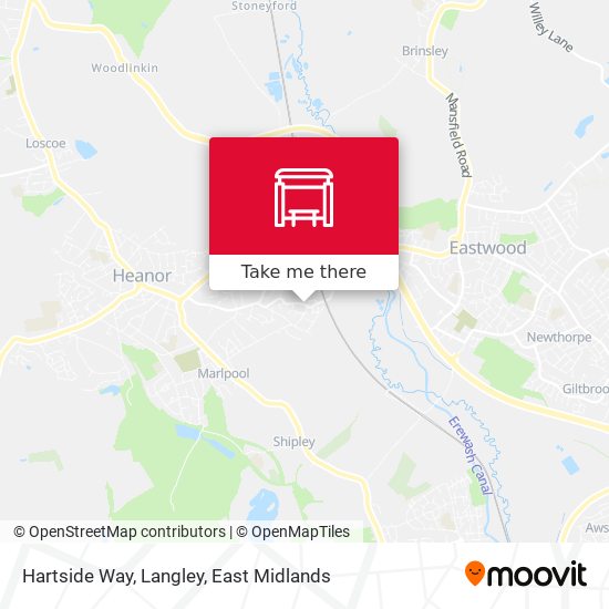 Hartside Way, Langley map