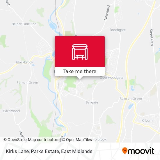 Kirks Lane, Parks Estate map