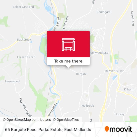 65 Bargate Road, Parks Estate map