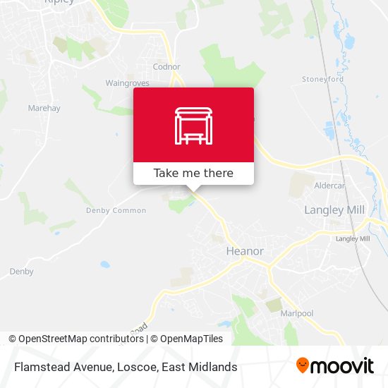 Flamstead Avenue, Loscoe map