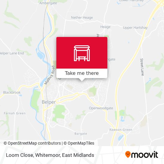 Loom Close, Whitemoor map