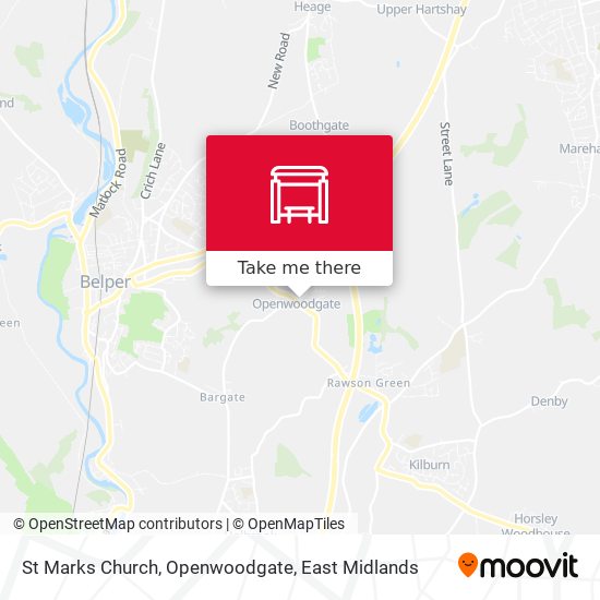 St Marks Church, Openwoodgate map