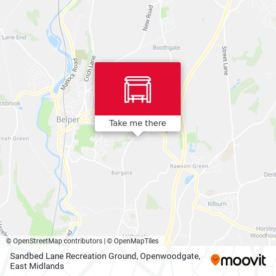 Sandbed Lane Recreation Ground, Openwoodgate map
