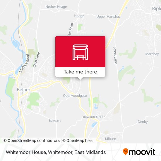 Whitemoor House, Whitemoor map