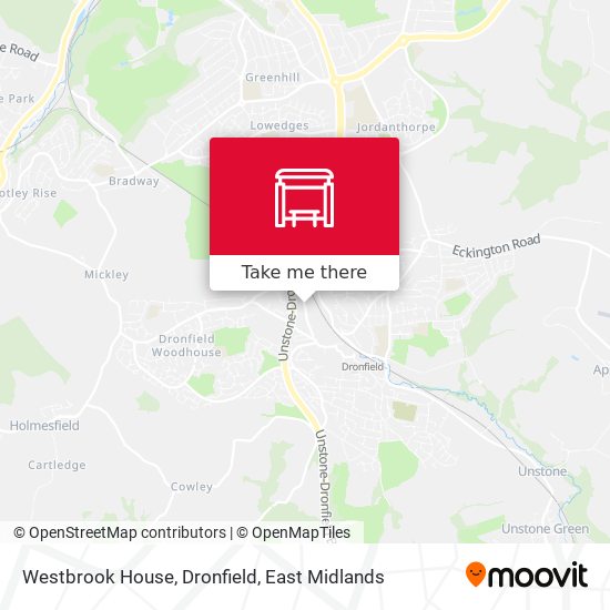 Westbrook House, Dronfield map
