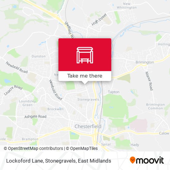 Lockoford Lane, Stonegravels map