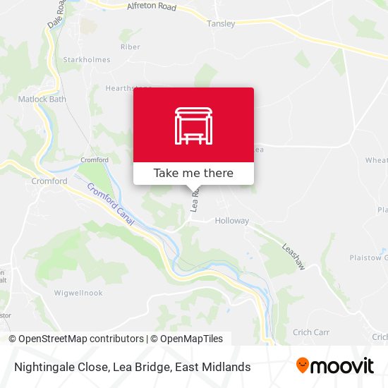 Nightingale Close, Lea Bridge map