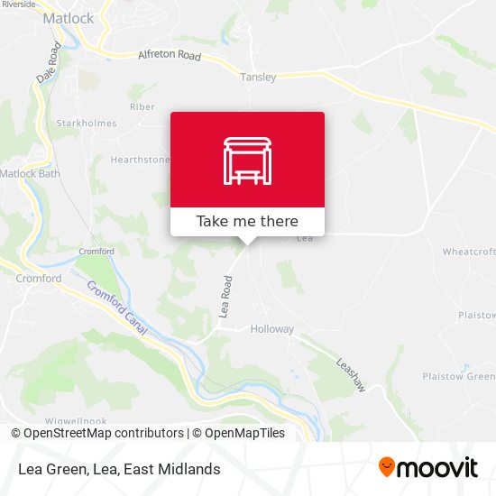 Lea Green, Lea map