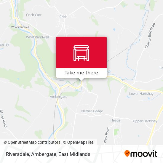 Riversdale, Ambergate map