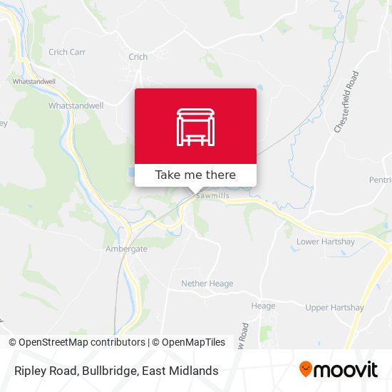Ripley Road, Bullbridge map