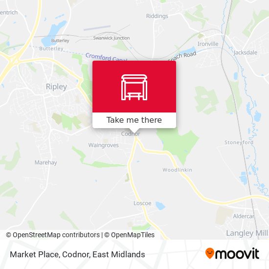 Market Place, Codnor map