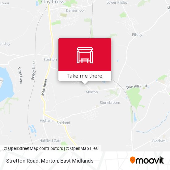 Stretton Road, Morton map