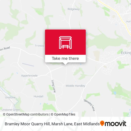 Bramley Moor Quarry Hill, Marsh Lane map