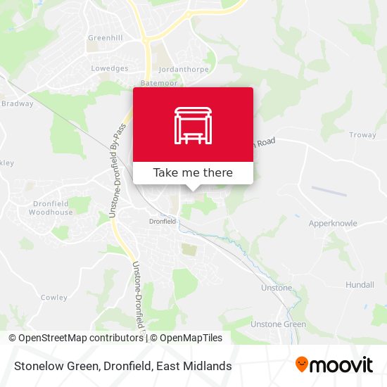 Stonelow Green, Dronfield map