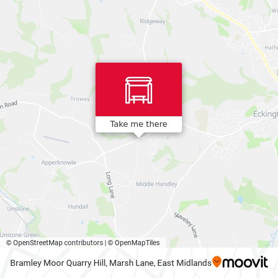 Bramley Moor Quarry Hill, Marsh Lane map