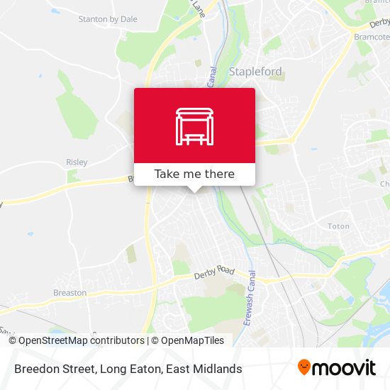 Breedon Street, Long Eaton map
