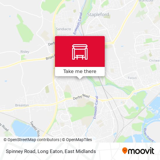 Spinney Road, Long Eaton map