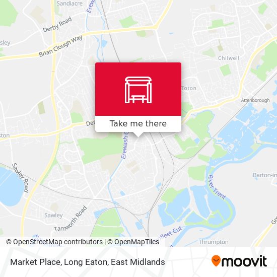 Market Place, Long Eaton map