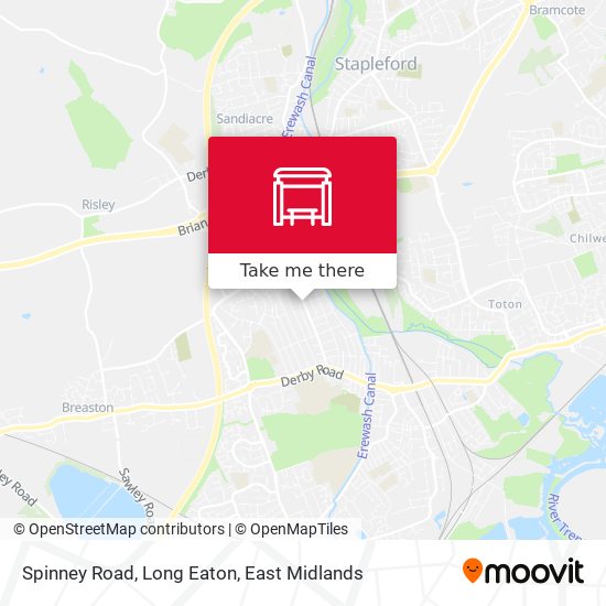 Spinney Road, Long Eaton map