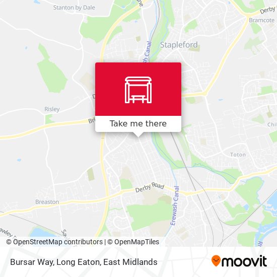 Bursar Way, Long Eaton map