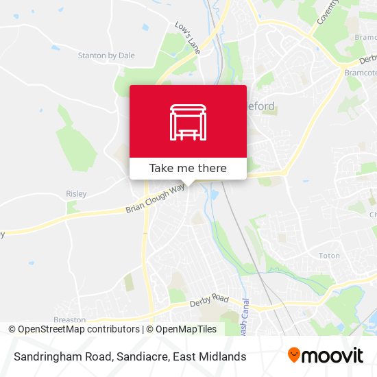 Sandringham Road, Sandiacre map