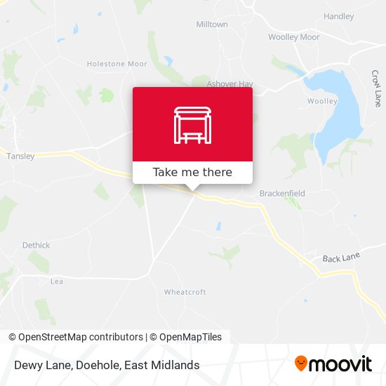 Dewy Lane, Doehole map