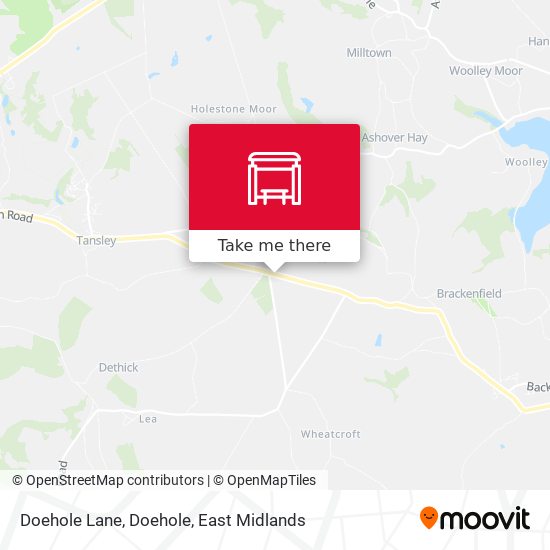 Doehole Lane, Doehole map