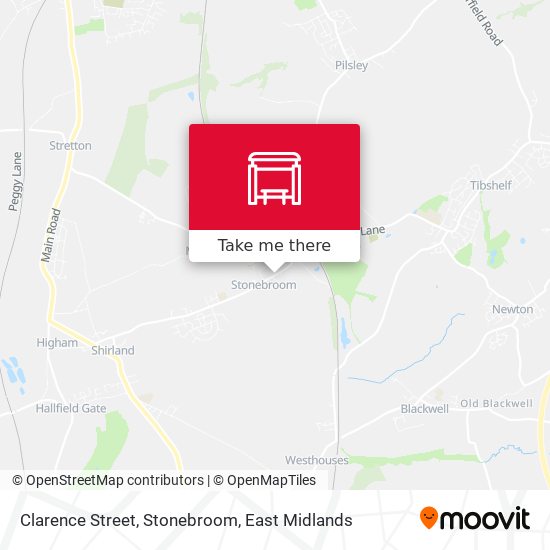Clarence Street, Stonebroom map