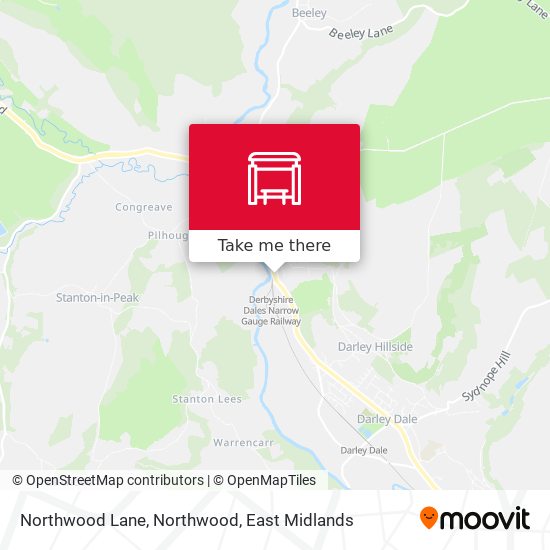 Northwood Lane, Northwood map
