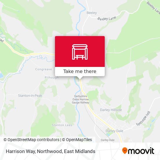 Harrison Way, Northwood map