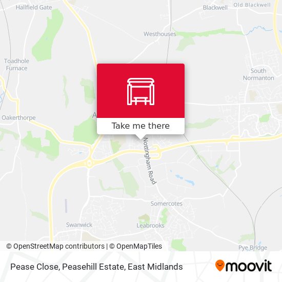 Pease Close, Peasehill Estate map