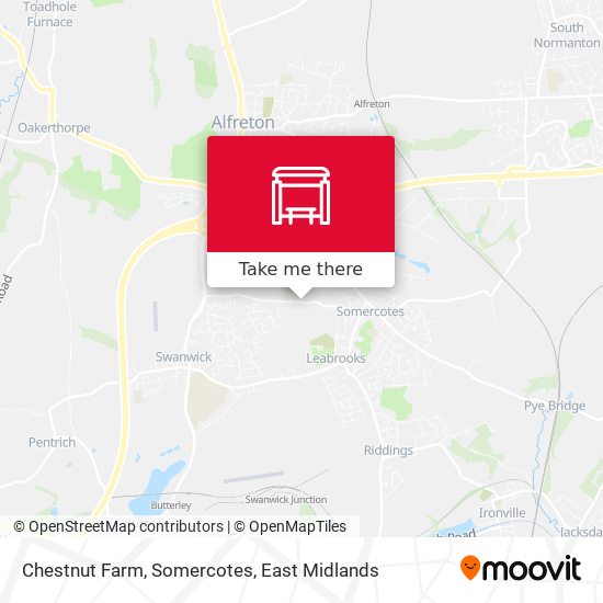 Chestnut Farm, Somercotes map