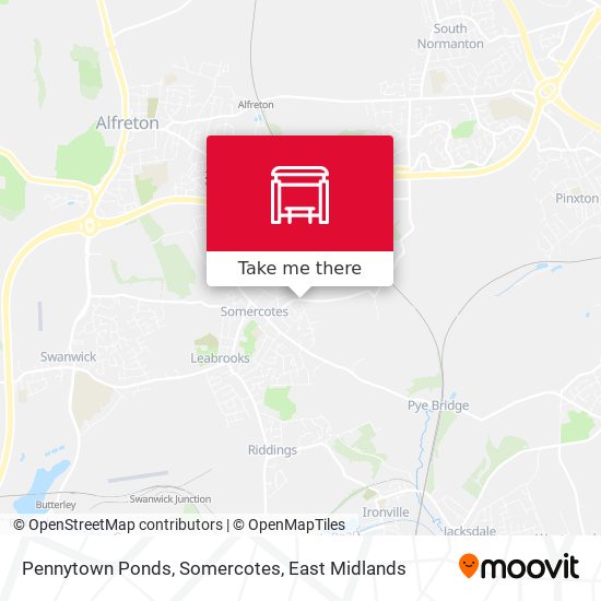 Pennytown Ponds, Somercotes map