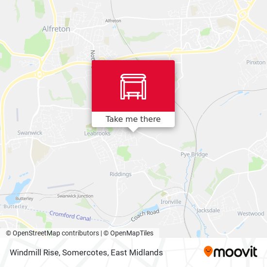 Windmill Rise, Somercotes map