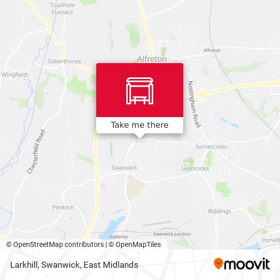 Larkhill, Swanwick map