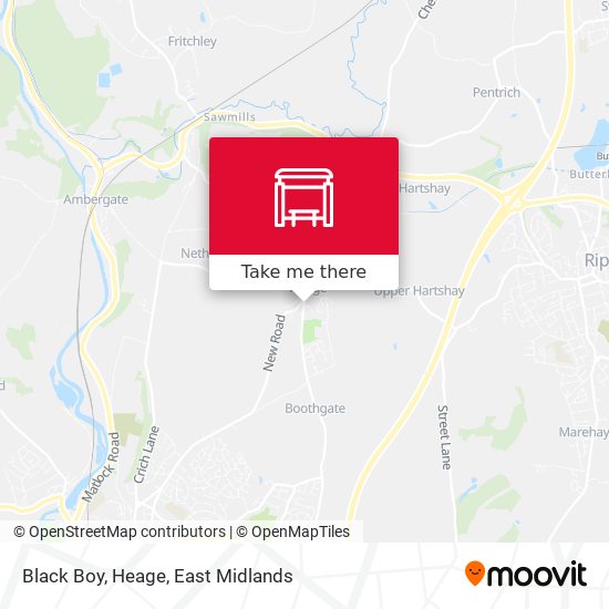 Black Boy, Heage map