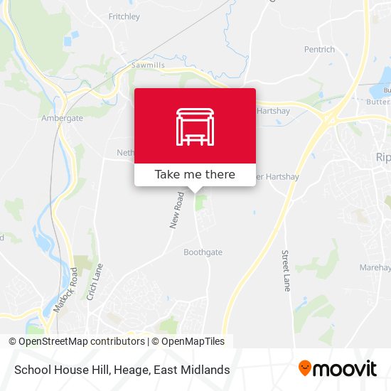 School House Hill, Heage map