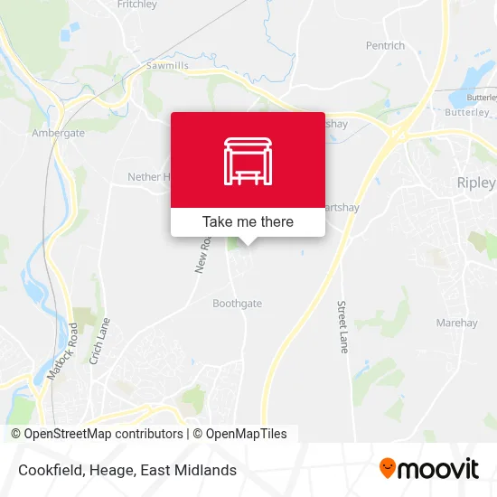Cookfield, Heage map