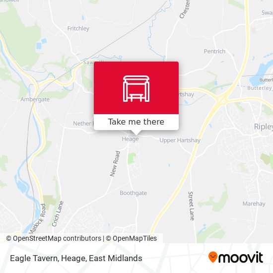 Eagle Tavern, Heage map