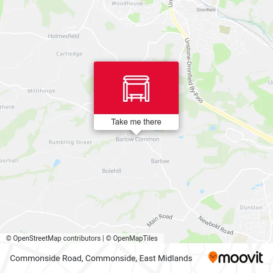 Commonside Road, Commonside map