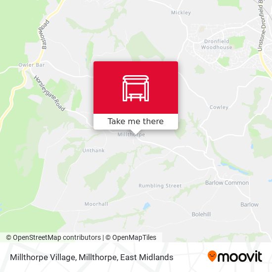Millthorpe Village, Millthorpe map