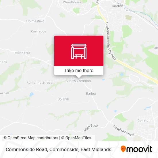 Commonside Road, Commonside map