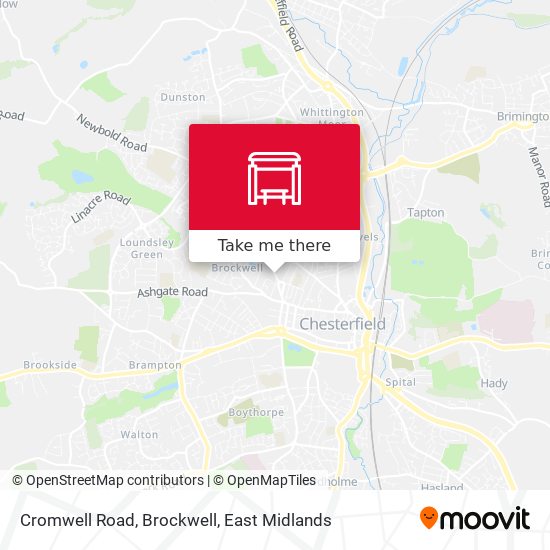 Cromwell Road, Brockwell map
