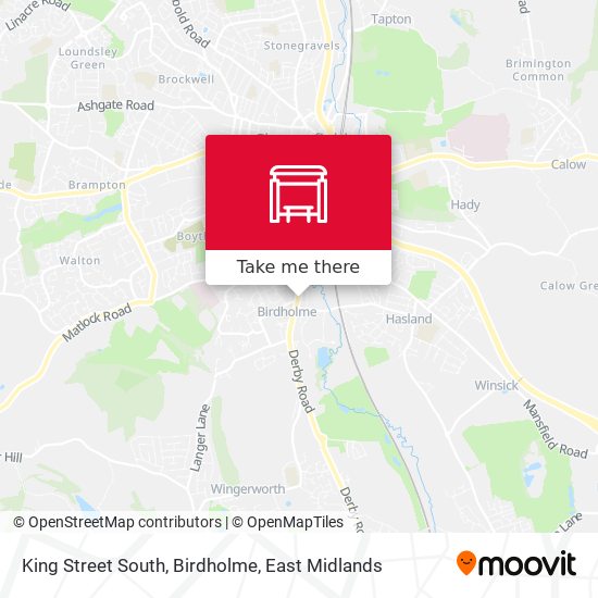 King Street South, Birdholme map