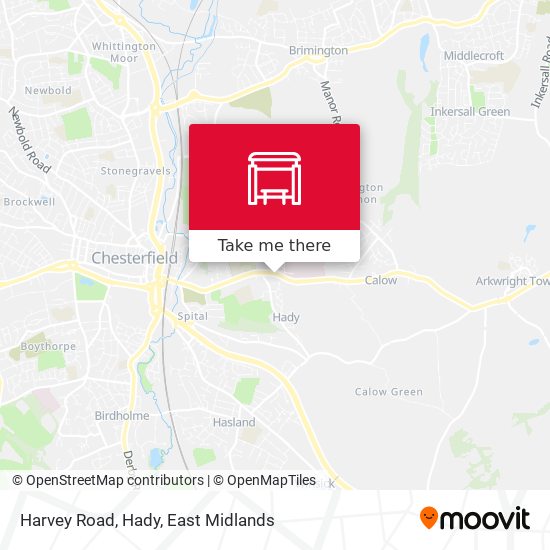 Harvey Road, Hady map