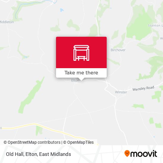 Old Hall, Elton map