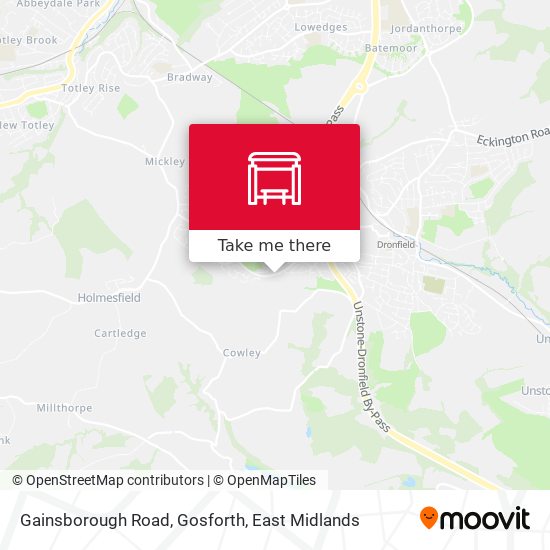 Gainsborough Road, Gosforth map